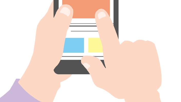 Illustration eines Smartphones
