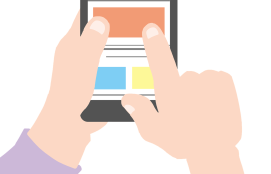 Illustration eines Smartphones