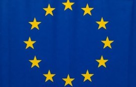 Symbolische EU-Flagge
